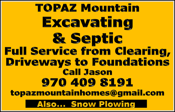 Topaz Mountain Excavating & Septic